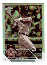 2023 Topps Chrome Kody Clemens Sepia Refractor RC Rookie Baseball Card