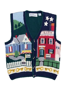 Vintage BellePointe Realtor Sold House Pullover Weste Größe M - Bild 1 von 11