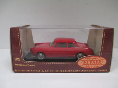 PEUGEOT 404 Coupé Rouge China Red Rot de 1966 en résine par ELYSEE 560 au 1/43 - Photo 1/4