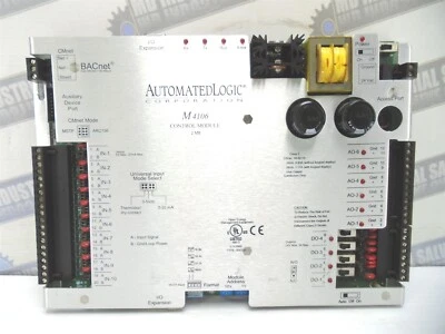 AutomatedLogic M4106 BACnet 2MB CONTROL MODULE - 10-In / 4-Dig 6-Ana Out TESTED - Image 1 of 4