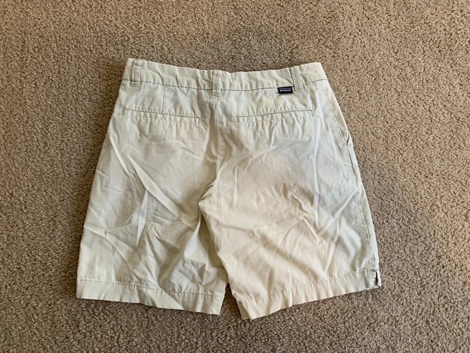 Pantalones Cortos Patagonia Mujer Talla 0 Beige Caqui Elastizados Todo Uso 8 Pulgadas Logo Foto 1 de 4