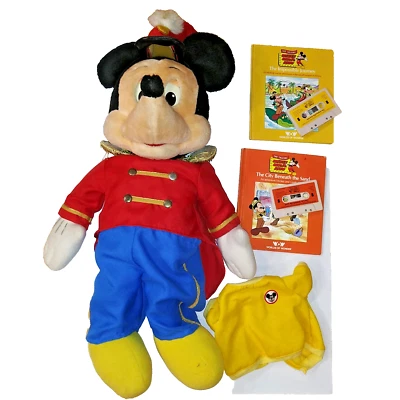 1980s 25" World Of Wonder Talking Mickey Mouse Cassette Plush Accessories READ! - Image 1 of 4