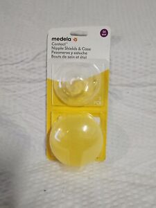 NEW Medela Contact Nipple Shield & Case 24mm W/Case 2 Shields 101034107
