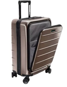 Ricardo Front Opening 22" Carry On Spinner Luggage Suitcase in BRONZE - Picture 1 of 8