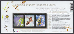 Canada - #2409b Beneficial Insects - Souvenir Sheet from 2012 - MNH