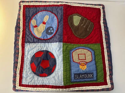 POTTERY BARN KIDS Liga Esportiva Algodão Euro Sham 26 x 26 - Imagem 1 de 3