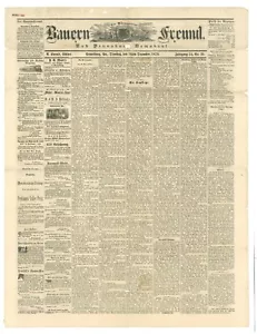 20 Newspapers Southeast Southcentral PA German English fraktur - Picture 1 of 20