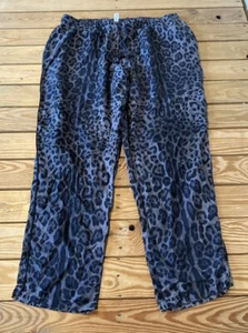 Dolce Gabbana Women’s Cheetah Print 100% Silk pants size 58 Brown black S7 - Picture 1 of 9