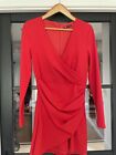 Brand New Zara Fitted Mini Dress With Long Sleeves  Size Medium 