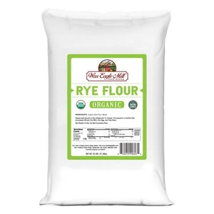 Organic Rye Flour, 25 lb - Picture 1 of 8