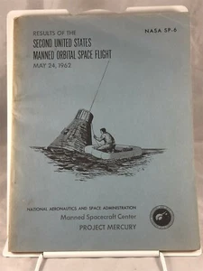 Results 2nd US Manned Orbital Space Flight May 24, 1962 (Softcover, 1962) NASA - Picture 1 of 2
