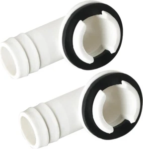 2Pcs 20Mm Air Conditioner Drain Hose Connector Conduct Condensate Plug Teeth Sea - Picture 1 of 8