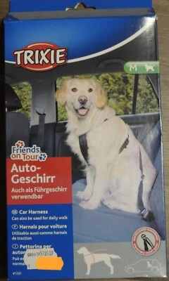 Autogeschirr Hundegurt Gurtadapter + Sicherheitsgeschirr für Hunde Größe M - Bild 1 von 2
