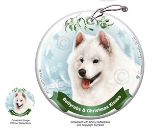 Bellyrubs & Kisses Ornament - Samoyed - Picture 1 of 1