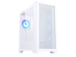 Sama TS01-RGB-W White Dual USB3.0 and Type C Tempered Glass ATX Full Tower Gamin - Afbeelding 1 van 12