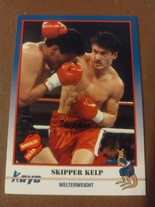 1991 SKIPPER KELP KAYO BOXING ALL TIME GREAT BOXER CARD #003 