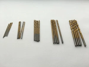 Mini Drill Bits 25Pcs HSS Titanium 1mm 1.5mm 2mm 2.5mm 3mm - Picture 1 of 6