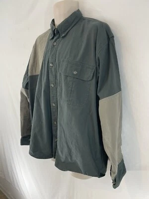 Cabelas Mens XL Right Hand Shooter Hunter Cotton Canvas Shirt - Image 1 of 4