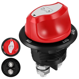12V 500A Battery Switch Isolator Cut Off Kill For Knob Marine Boat Camper Truck√ - Picture 1 of 11