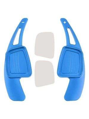 Steering Wheel Paddle Shifter Extension For Audi Q3 Q5 Q7 S3 S4 Aluminium Blue Foto 1 de 4