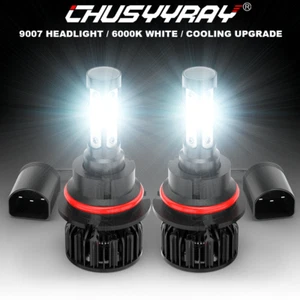 For Ford Crown Victoria 1998-2011 2pc 9007 LED Headlight High/Low Beam Bulbs Kit - Picture 1 of 11