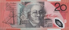 AUSTRALIA 20 DOLLARS 2008 P-59f POLYMER