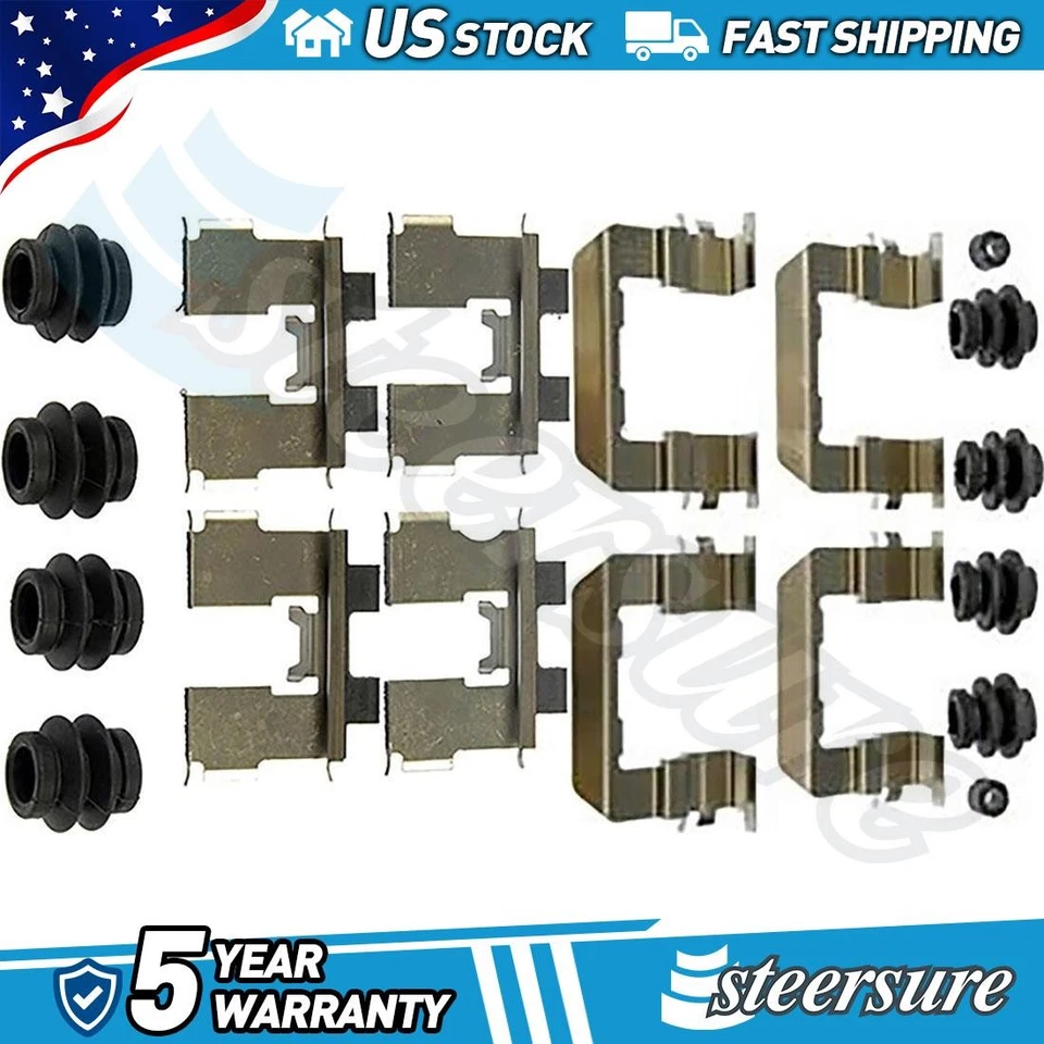 Kit de herrajes de freno de disco delantero trasero para Hyundai Santa Fe 2007-2009 Foto 1 de 4