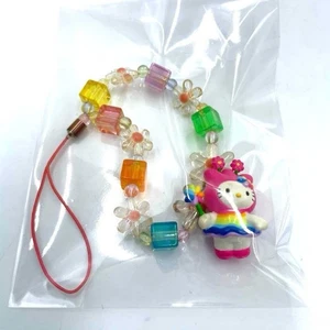 Cinturino Charm Rainbow Hello Kitty Fairy 2001 Raro Vintage Da Collezione Dal Giappone! - Foto 1 di 10