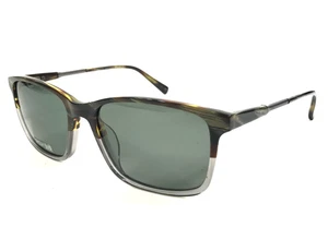Gafas de sol Ted Baker TMS093 OLI gris oliva monturas de cuerno con lentes polarizadas verdes - Imagen 1 de 13