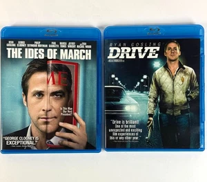 Drive & The Ides of March Ryan Gosling Blu-ray Double Feature Thriller Action - Imagen 1 de 9