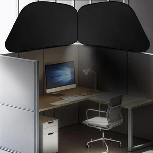 Foldable Office Cubicle and Desk Shade, Portable 29.5 Inch Cubicle Shade Cano... - Picture 1 of 7