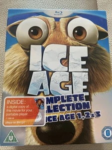 Ice Age 1-3 Collection Box Set Blu-ray, 2009 Disney Animated Movie Comedy - Imagen 1 de 5