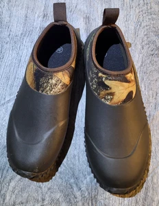 All Weather Waterproof Camo Rubber Muck Mud Rain Shoes Unisex Sz 39/M6.5/W8 - Picture 1 of 13