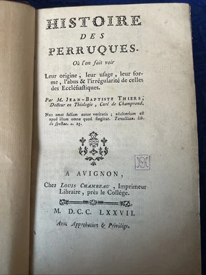 L’histoire Des Perruques Leur Origine Leur Usage Leur Forme - Photo 1/4