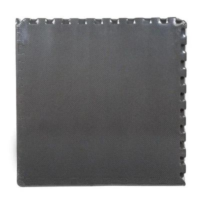 Sorbus Foam Floor Mat Pieces Light Gray Home Gym locking Tiles 12 Pcs. 24" x 24" - Image 1 of 4