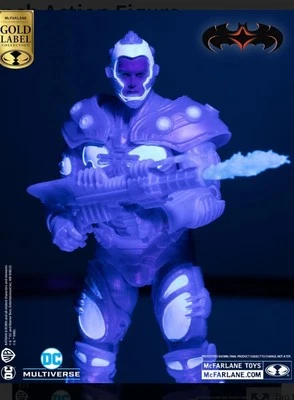 McFarlane Toys Batman & Robin Mr. Freeze Black Light Gold Label EE Excl LE 6550! - Image 1 of 4