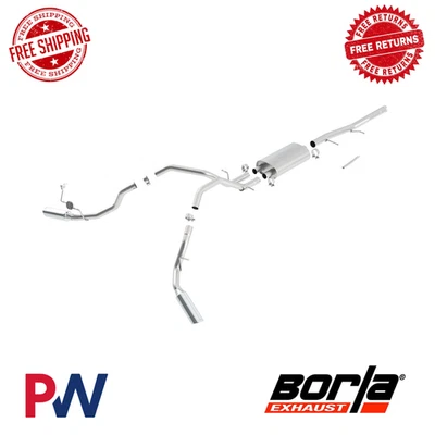 Escape trasero Borla Touring Cat para Silverado/Sierra 1500 2009-2013 4,8 L/5,3 L Foto 1 de 2