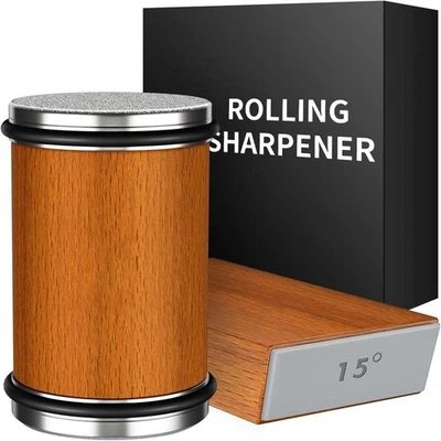 Rolling Knife Sharpener Kit, Roller Knife Sharpener with Diamonds and Ceramic - image 1 of 4