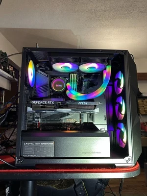 AI Ready Gaming & Creation PC  i9-14900K /4TB SSD /Wi-Fi | 192GB DDR5 - RTX 5090 - Image 1 of 4