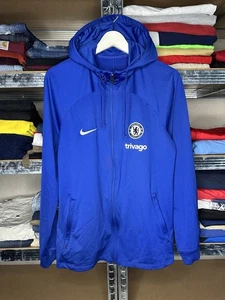 Nike Chelsea FC Trivago Sudadera con Capucha Chaqueta Azul Cremallera Entrenamiento Top Talla M - Imagen 1 de 5