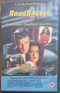 Roadracers VHS Video Tape David Arquette Salma Hayek Big Box Ex Rental Cert 15 - Picture 1 of 3