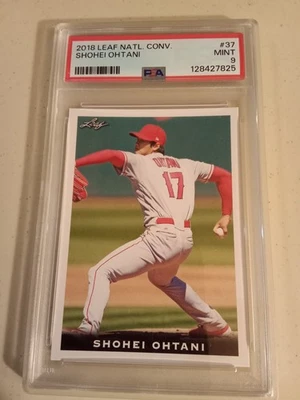 2018 LEAF National Convention Shohei Ohtani #37 Graded PSA 9 Mint Rookie - Image 1 of 2