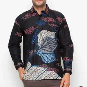 Bali Lestari KPPL-08-KPPL Indonesian Batik Allover Print Boho Festival XL Neu ohne Etikett - Bild 1 von 9