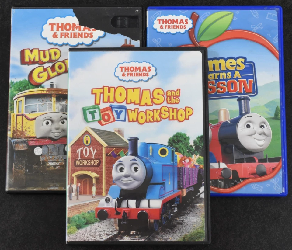 Thomas the Tank Engine DVD Lot James Learns a Lesson/Mud Glorious Mud & More Foto 1 de 4