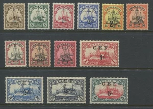 Cameroon 1915 C.E.F. set mint o.g. hinged - Picture 1 of 1