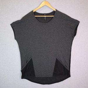 Reflex Womens XL Grey Activewear Top Netted Back Gym Yoga Workout T-Shirt Tee - Photo 1/8