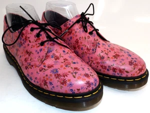 Zapatos Oxford Dr. Martens 10084 Rosa Estampado Floral Cuero - Damas EE. UU. Talla 9 - Imagen 1 de 22