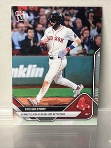 Trevor Story Record 31-For-31 SB 2025 MLB Topps NOW Card 725 - Bild 1 von 2