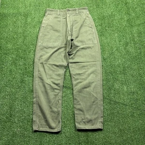 Vtg OG 107 Trousers Mens Military Utility Pants Vietnam War 28x30 XS Fatigue - Picture 1 of 7