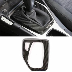 Cubierta de tira de cambio de marchas de consola central interior de fibra de carbono para BMW X1 E84 2010-13 - Imagen 1 de 7
